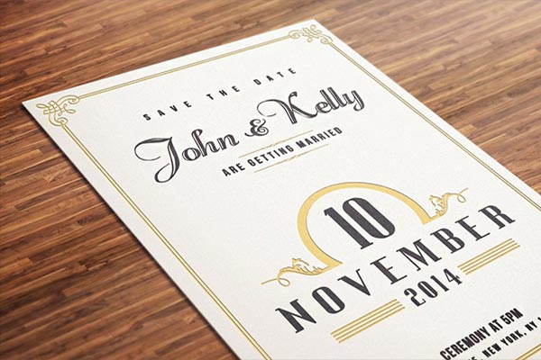 40+ Vintage Wedding Invitations – Free & Premium PSD, Vector EPS Downloads